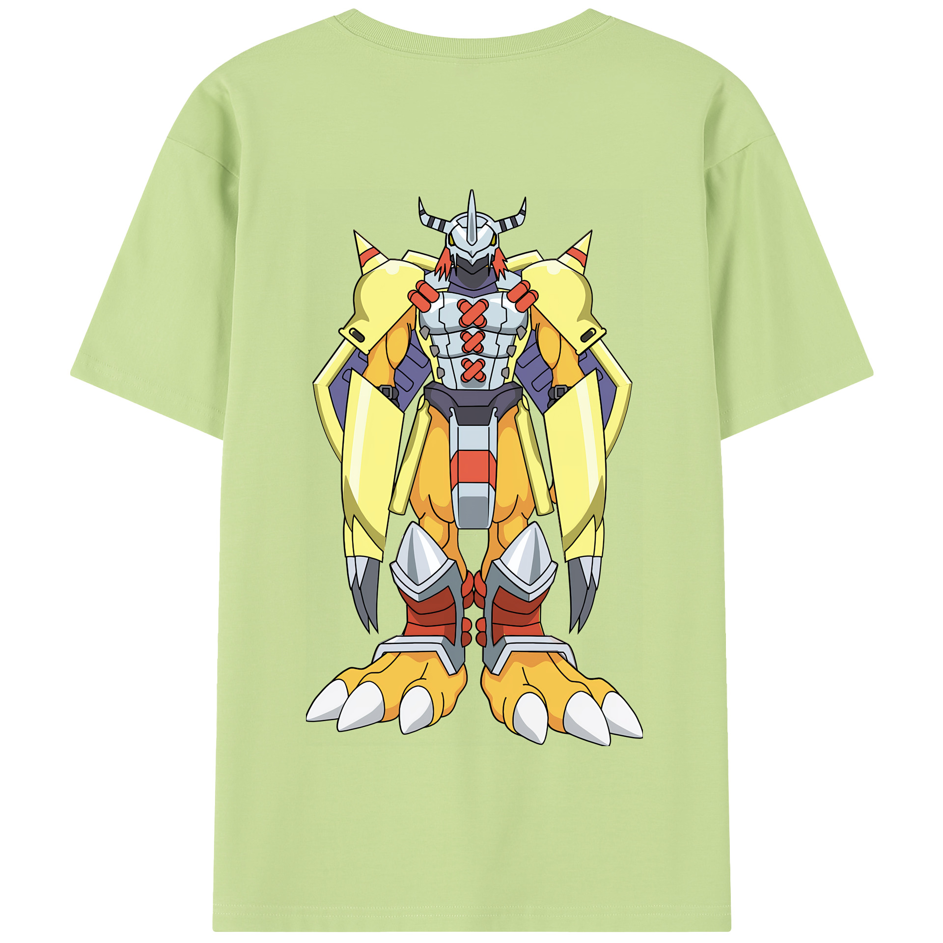 （画像用） Digimon デジタルモンスター/デジモン 綿100％半袖Tシャツ（背面プリント）